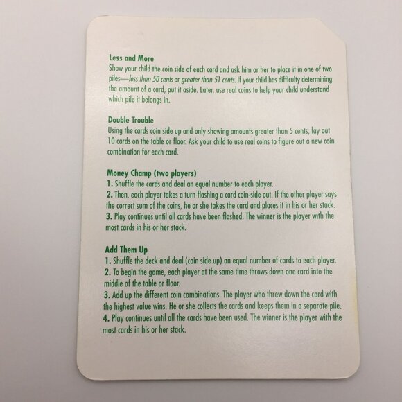 Learning Horizons Money In A Flash 50 Cards Financial Literacy Early Learning - Picture 8 of 11